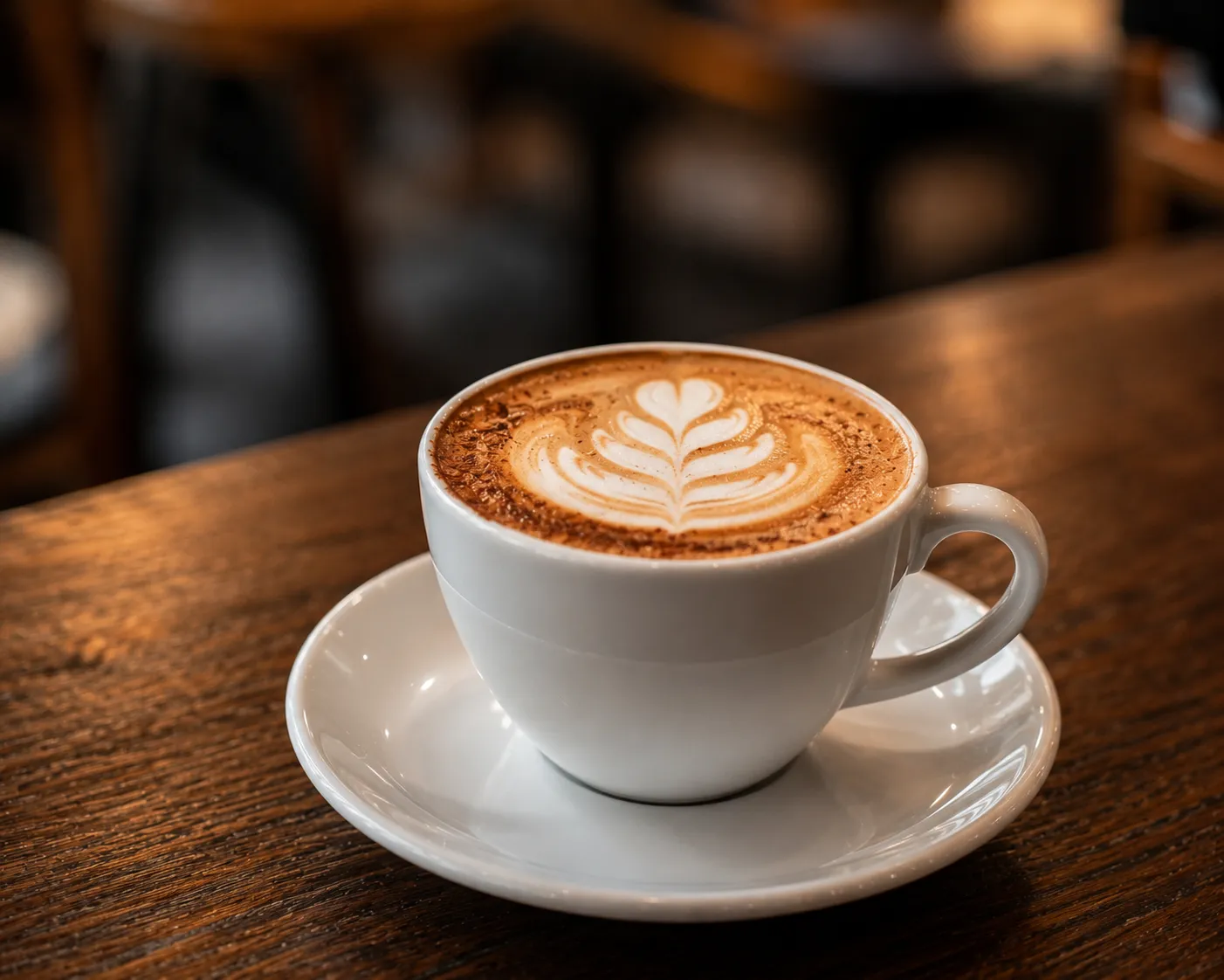 Cappuccino servi chez Le Petit Bougiote